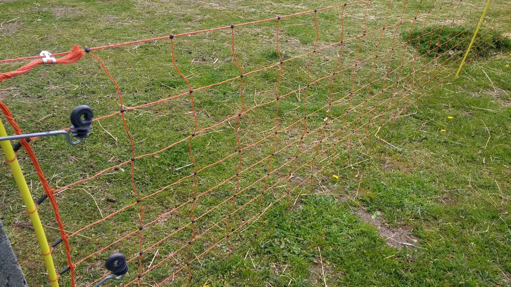 mobiler Garten Zaun auf Rolle für Tiere Netz und Stäbe 12-50m lang 65-112cm hoch 